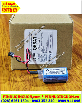 Pin Mitsubishi CR17335SE-R; Pin nuôi nguồn Mitsubishi CR17335SE-R lithium 3.6v 2/3A 1800mAh _Japan